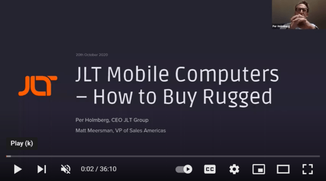 Webinar front page: JLT Mobile Computers - How to Buy Rugged